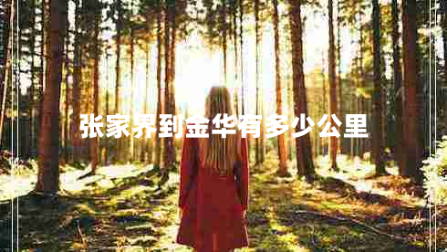 張家界到金華有多少公里 張家界到金華有多少公里