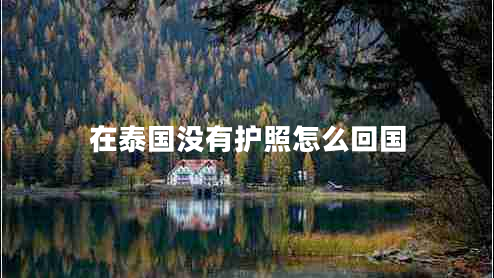 在泰國(guó)沒(méi)有護(hù)照怎么回國(guó)