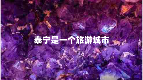 泰寧是一個旅游城市