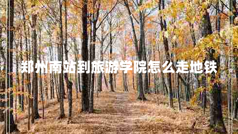 鄭州南站到旅游學(xué)院怎么走地鐵 鄭州南站到旅游學(xué)院怎么走地鐵