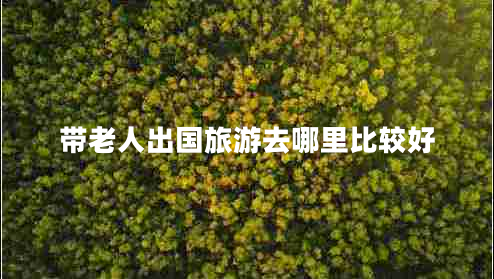 帶老人出國旅游去哪里比較好 帶老人出國旅游去哪里比較好
