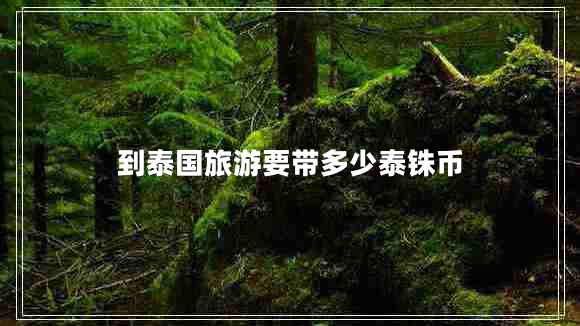 到泰國旅游要帶多少泰銖幣