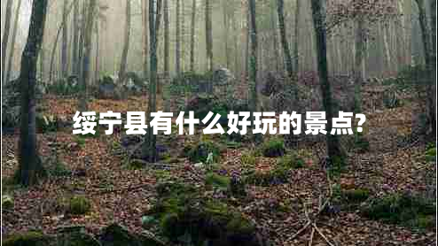 綏寧縣有什么好玩的景點? 綏寧縣有什么好玩的景點?