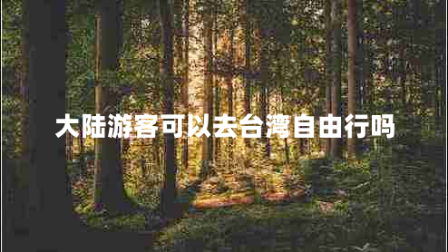 大陸游客可以去臺(tái)灣自由行嗎 大陸游客可以去臺(tái)灣自由行嗎