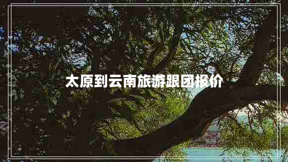 太原到云南旅游跟團(tuán)報(bào)價(jià)