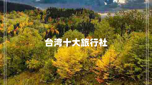 臺(tái)灣十大旅行社