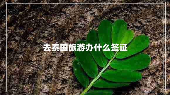 去泰國旅游辦什么簽證