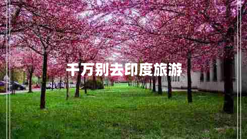 千萬(wàn)別去印度旅游