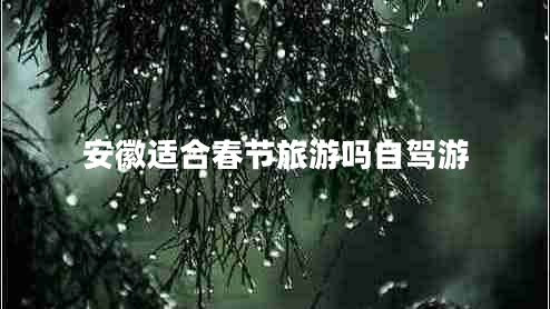 安徽適合春節(jié)旅游嗎自駕游