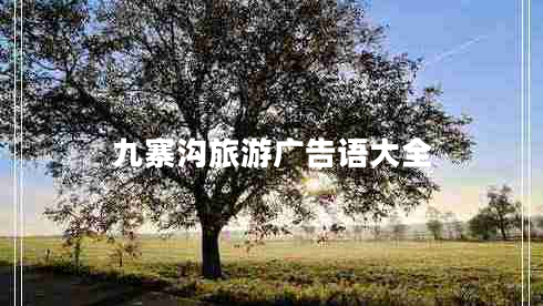 九寨溝旅游廣告語大全