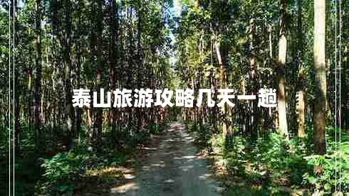 泰山旅游攻略幾天一趟 泰山旅游攻略幾天一趟