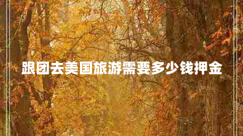 跟團(tuán)去美國(guó)旅游需要多少錢押金 跟團(tuán)去美國(guó)旅游需要多少錢押金