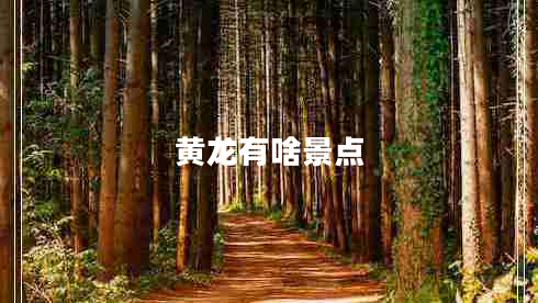黃龍有啥景點 黃龍有啥景點