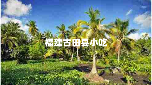 福建古田縣小吃