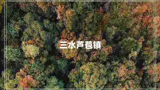 三水蘆苞鎮(zhèn) 三水蘆苞鎮(zhèn)