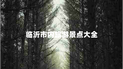 臨沂市內(nèi)旅游景點大全
