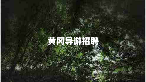 黃岡導(dǎo)游招聘