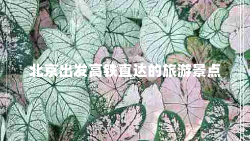 北京出發(fā)高鐵直達(dá)的旅游景點(diǎn) 北京出發(fā)高鐵直達(dá)的旅游景點(diǎn)
