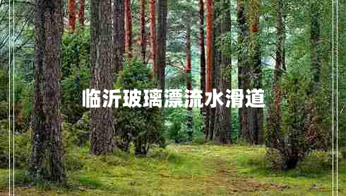 臨沂玻璃漂流水滑道 臨沂玻璃漂流水滑道