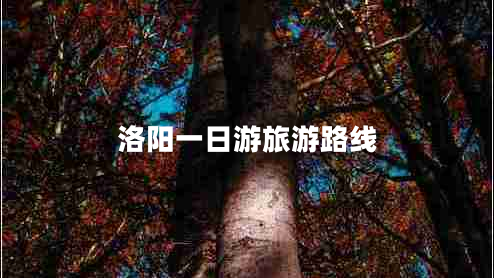 洛陽一日游旅游路線