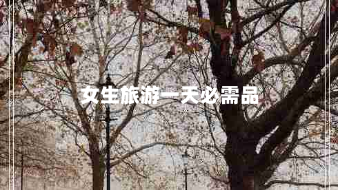 女生旅游一天必需品