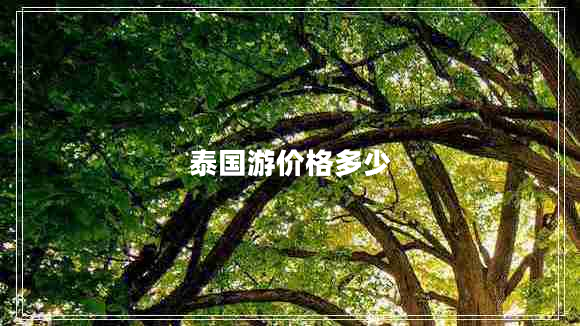 泰國(guó)游價(jià)格多少