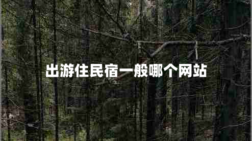 出游住民宿一般哪個網(wǎng)站 出游住民宿一般哪個網(wǎng)站