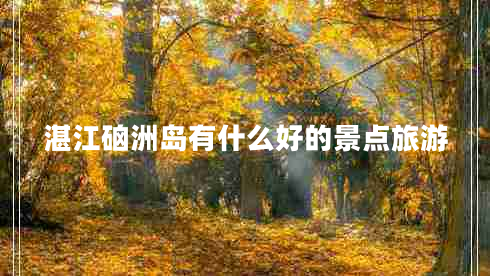 湛江硇洲島有什么好的景點(diǎn)旅游