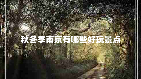 秋冬季南京有哪些好玩景點(diǎn) 秋冬季南京有哪些好玩景點(diǎn)