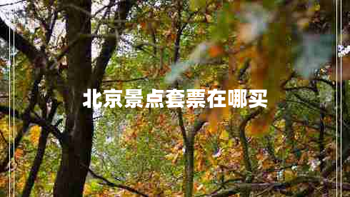 北京景點套票在哪買 北京景點套票在哪買