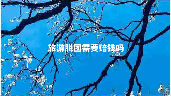 旅游脫團(tuán)需要賠錢(qián)嗎