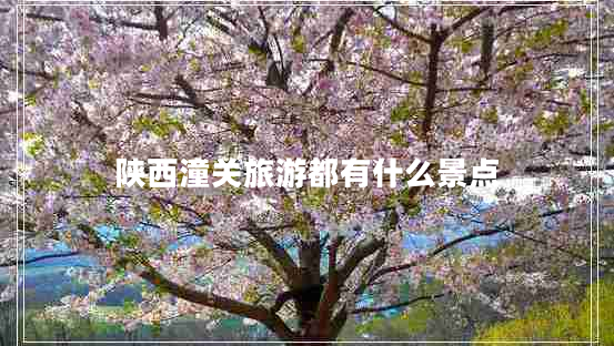 陜西潼關(guān)旅游都有什么景點(diǎn)