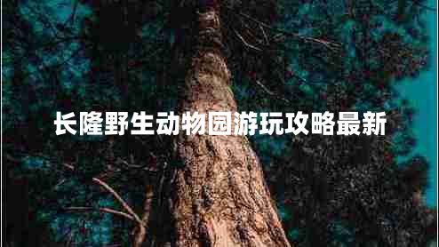 長隆野生動物園游玩攻略最新