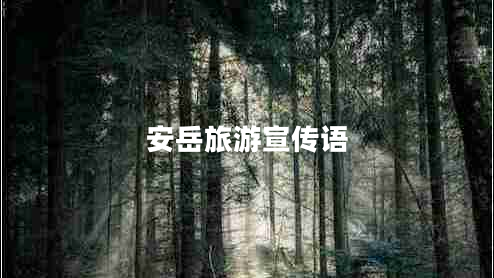 安岳旅游宣傳語