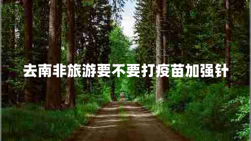 去南非旅游要不要打疫苗加強針