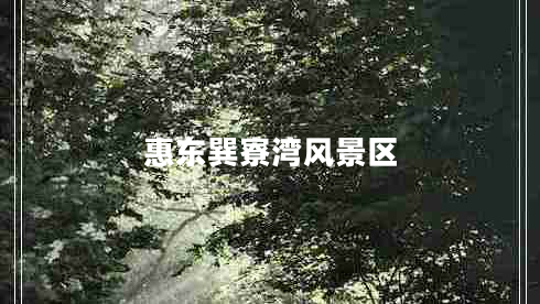 惠東巽寮灣風(fēng)景區(qū)