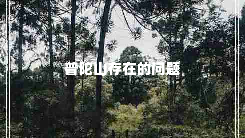 普陀山存在的問(wèn)題