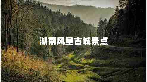 湖南風(fēng)皇古城景點