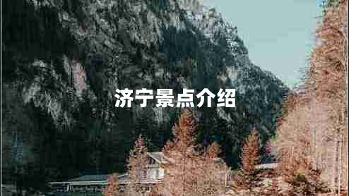 濟(jì)寧景點(diǎn)介紹