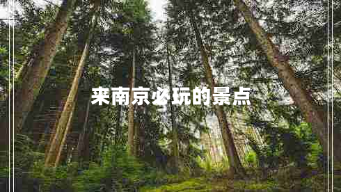 來(lái)南京必玩的景點(diǎn)