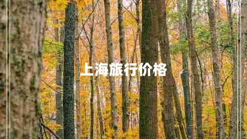上海旅行價格