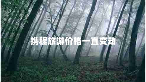 攜程旅游價格一直變動 攜程旅游價格一直變動