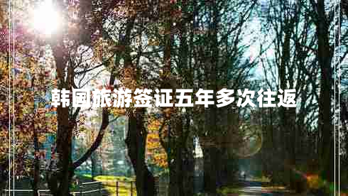 韓國旅游簽證五年多次往返