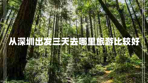 從深圳出發(fā)三天去哪里旅游比較好 從深圳出發(fā)三天去哪里旅游比較好