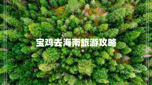 寶雞去海南旅游攻略