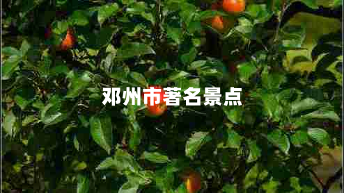 鄧州市著名景點