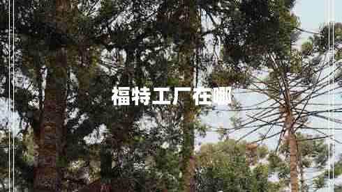 福特工廠在哪 福特工廠在哪