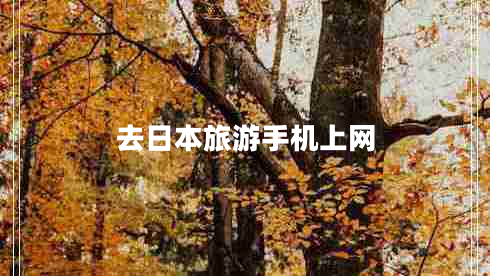 去日本旅游手機(jī)上網(wǎng)