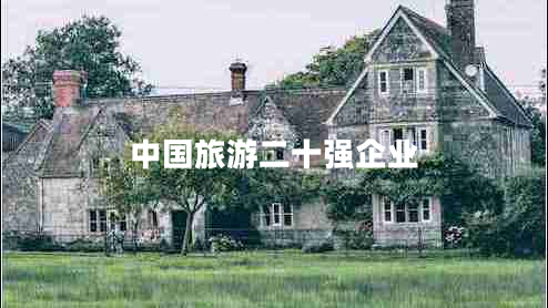 中國旅游二十強(qiáng)企業(yè)