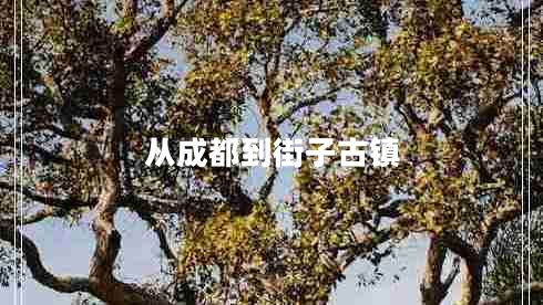 從成都到街子古鎮(zhèn)